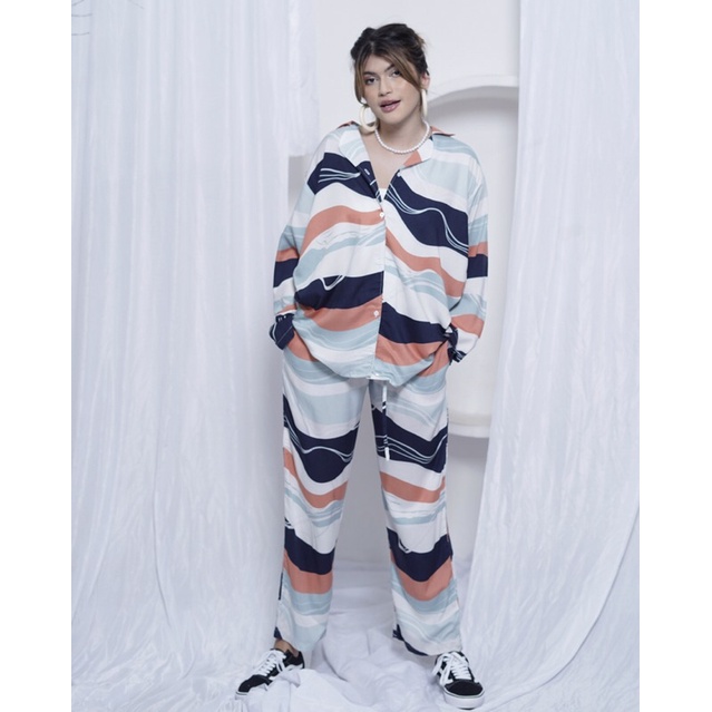Jual Pajamas Blue Flow | Shopee Indonesia