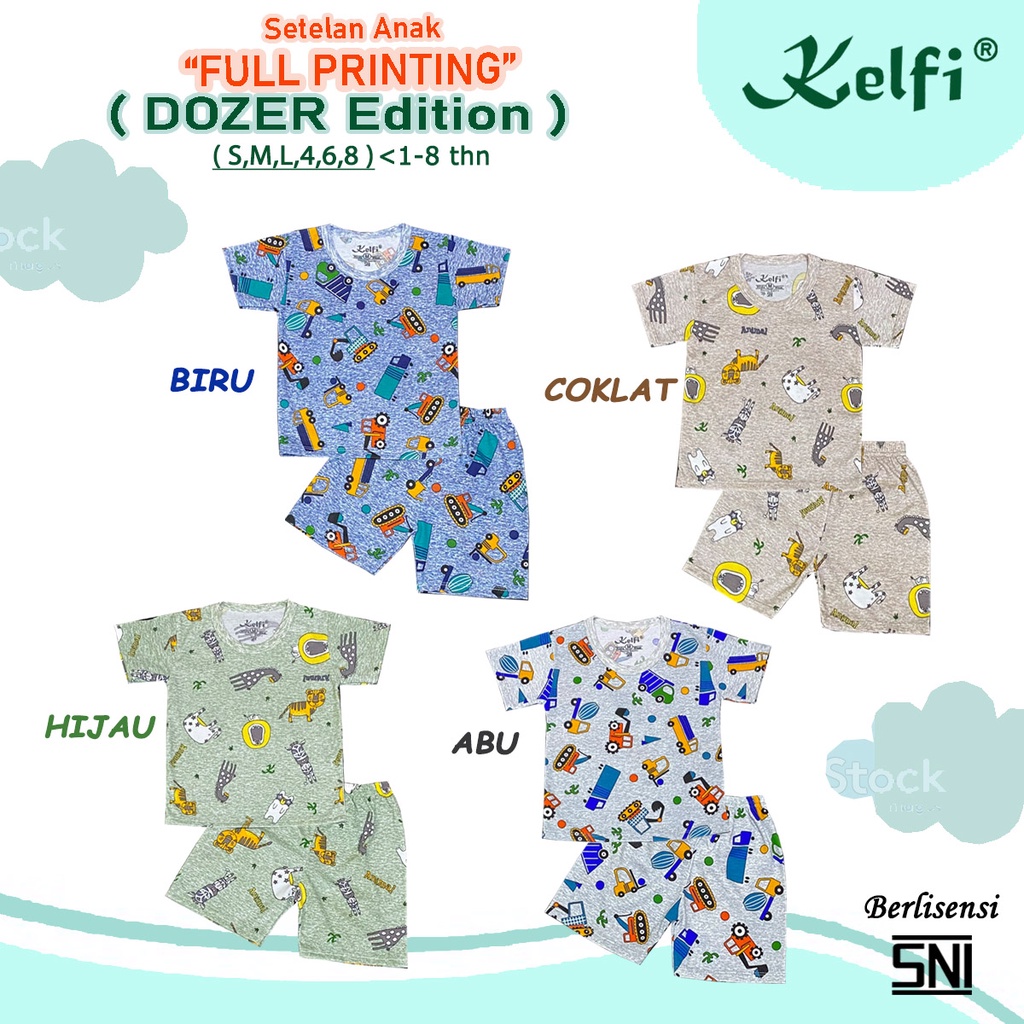 Jual PROMO 1.1 KELFI SETELAN ANAK FULL PRINTING / SET BAJU ANAK COWOK ...