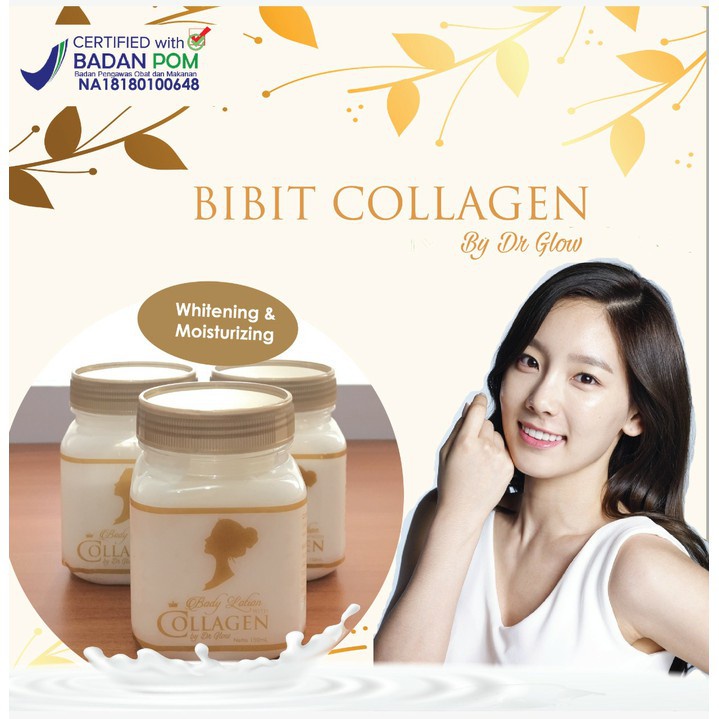 Jual Bibit Collagen Body Lotion Bpom Collagen Body Musk Pot 200ml Bpom