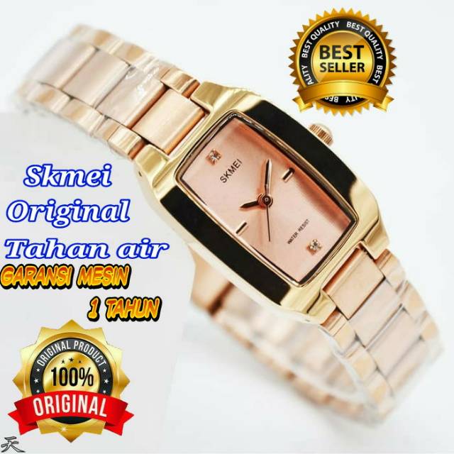 Jual Jam Tangan Wanita Original Skmey Jam Tangan Kotak Jm Tangan