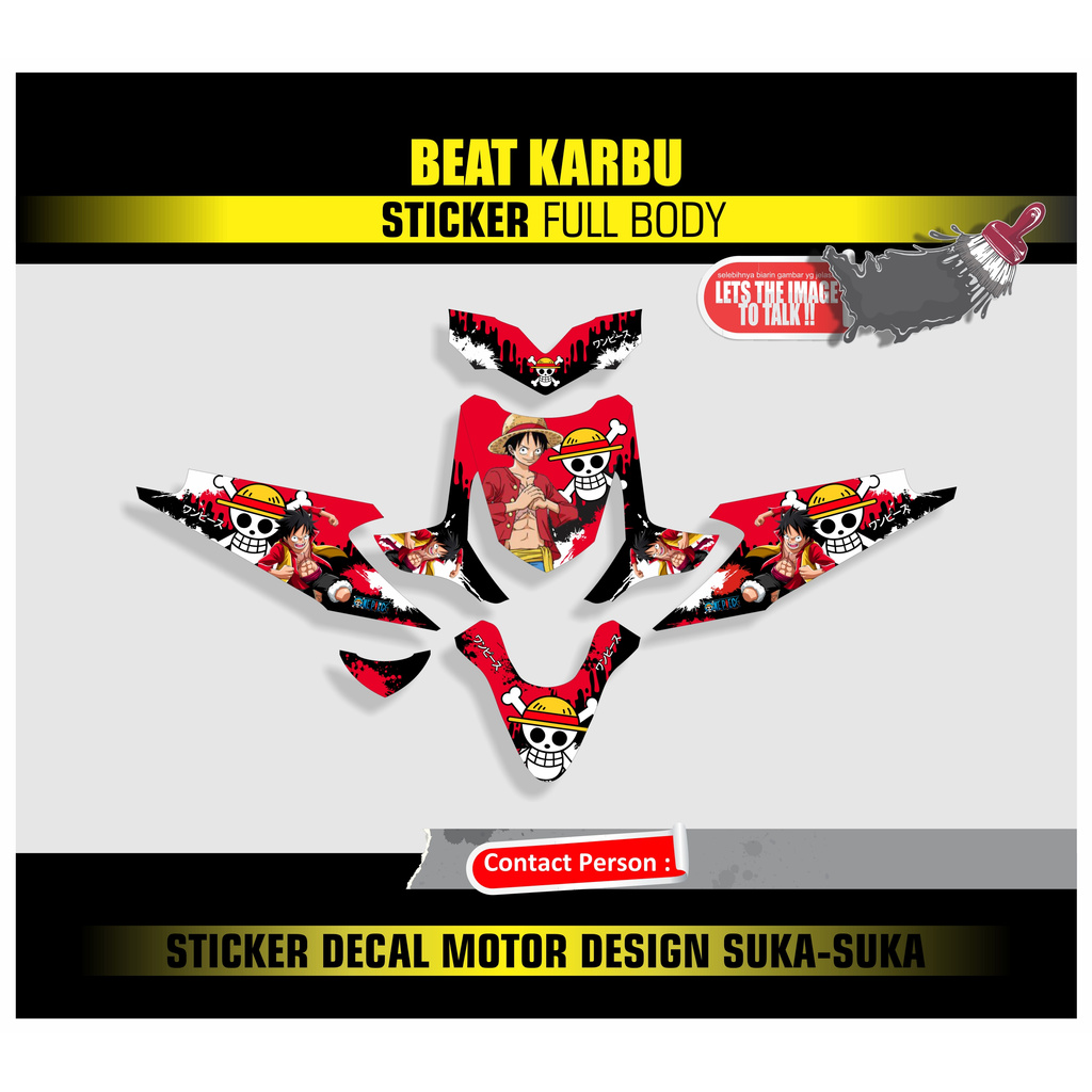 Jual Decal Sticker Honda Beat Karbu Full Body new Design 21 | Shopee ...