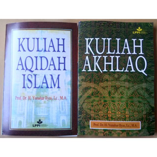 Jual Buku 1 Paket Kuliah Aqidah Islam And Kuliah Akhlaq Shopee Indonesia