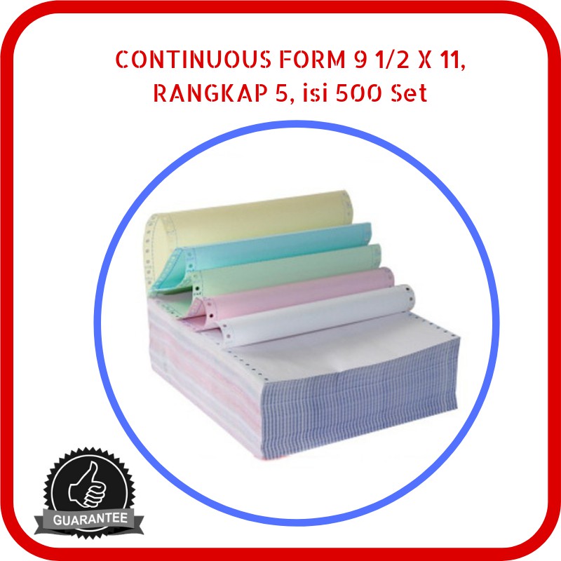 Jual Continuous Form Paper Ncr X Rangkap Set Shopee