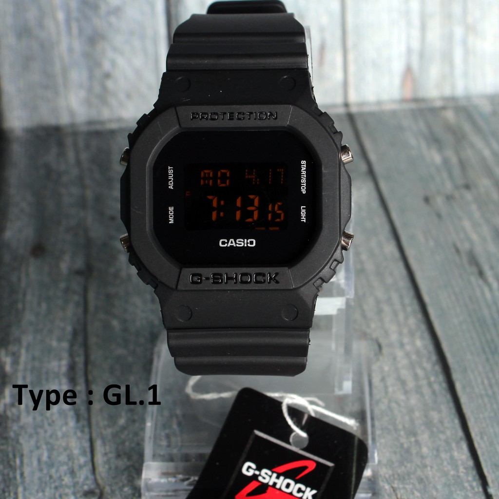 SALE MURAH G Shock Jeans Denim Casio DW5600 kotak jam tangan pria digital murah