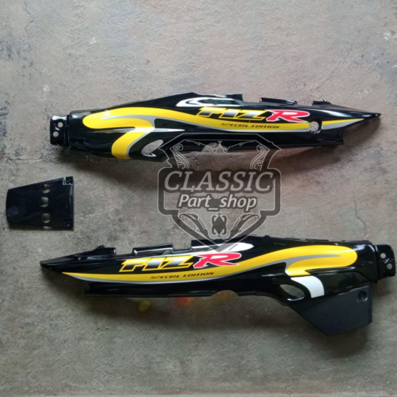 Jual COVER BODY FIZ R BOX SAMPING FIZ R SET STRIPING CALTEX KUNING ...