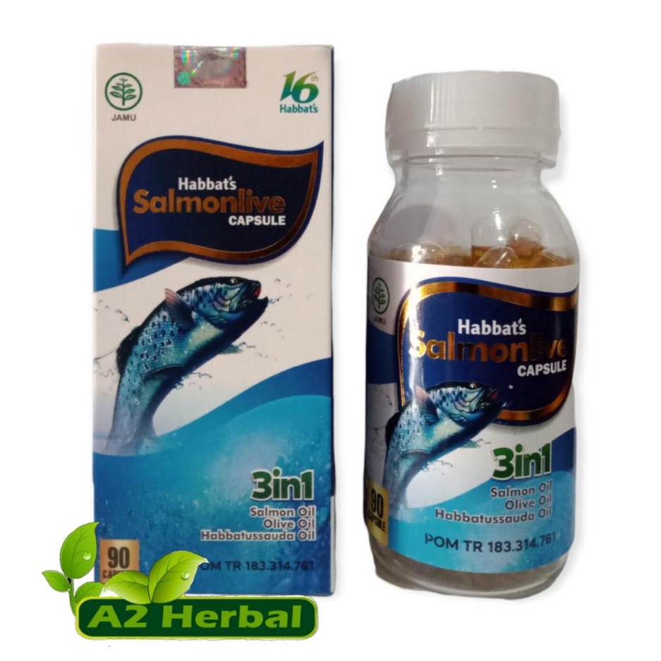 Jual Habbats Salmonlive Kapsul Habbatussauda In Minyak Zaitun Dan Salmon Kapsul Shopee