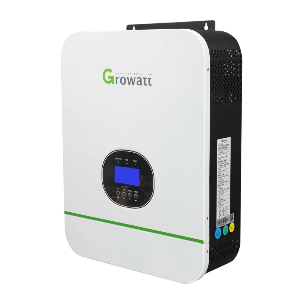 Jual SOLAR INVERTER GROWATT SPF 3000TL 3KW HVM-48 OFF GRID - ENIGMAZONE ...