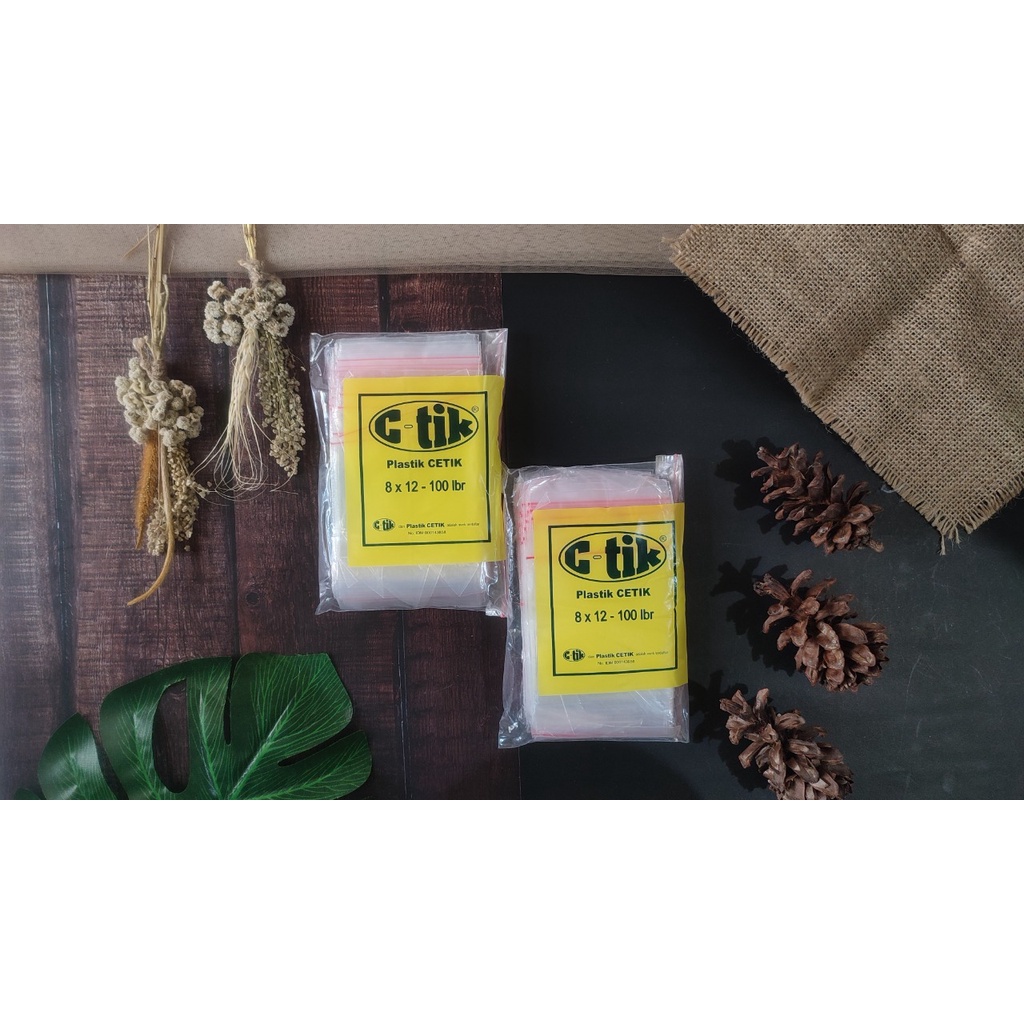 Jual Plastik Klip Cetik 8x12 Plastik C-tik Berkualitas Ukuran 8 x 12 ...