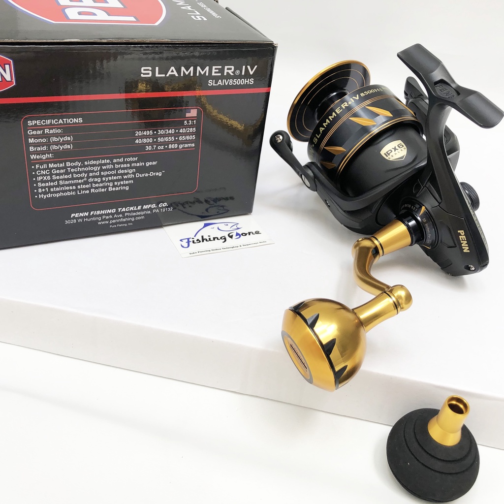 Penn Slammer III 8500 Spinning Reel - SLAIII8500 – The Fishing Shop