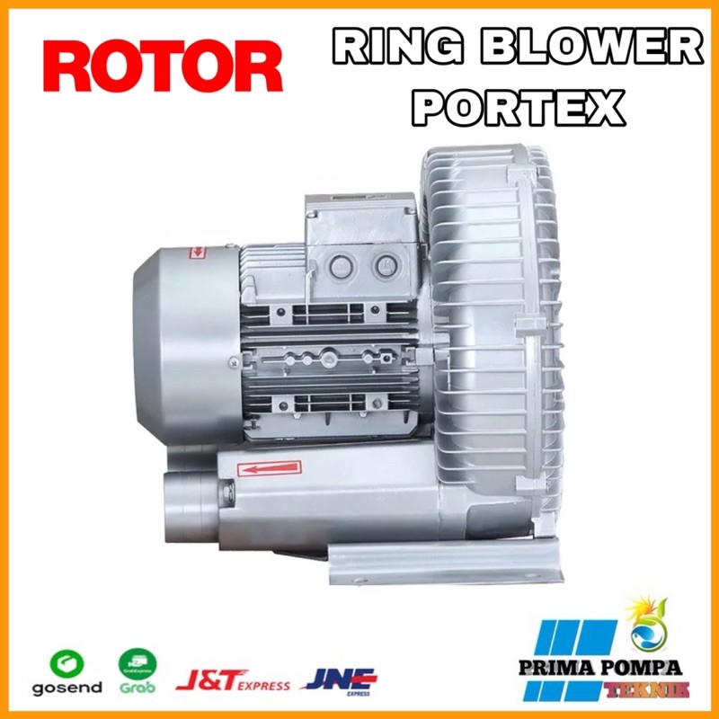 Jual Centrifugal Ring Blower Tambak Ipal Vortex ROTOR HB-3000 3KW 4HP ...