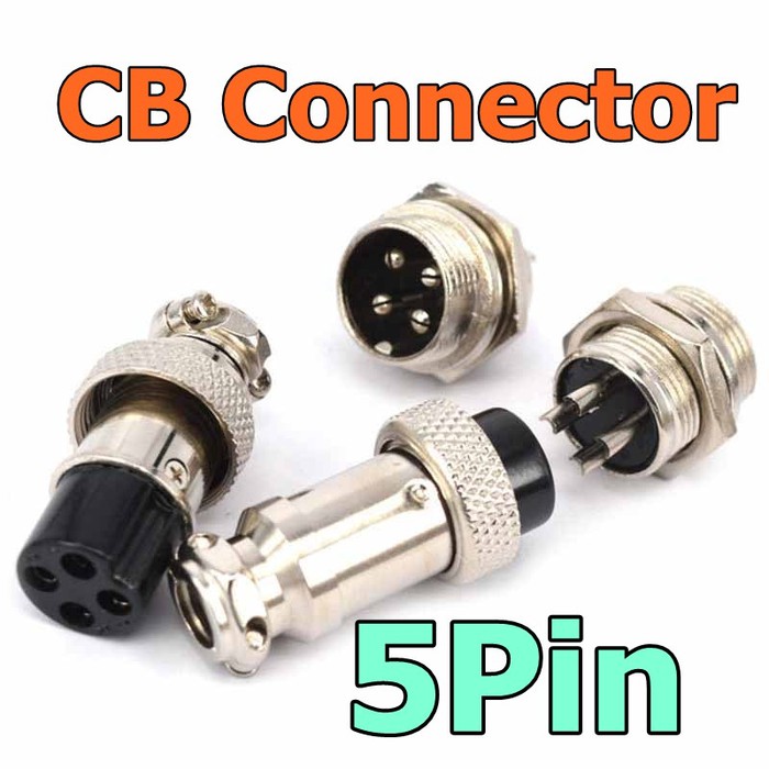 Jual Konektor CB 5 Pin Jack Connector Shopee Indonesia