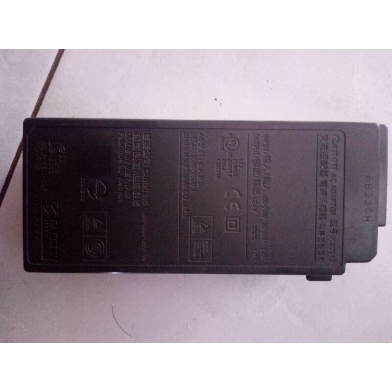 Jual AC ADAPTER CANON /Power supply printer canon G3000 asli Shopee