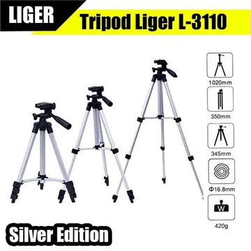 Tripod L 3110 Liger Tripod HP Dan Kamera Universal Bonus Free Holder U