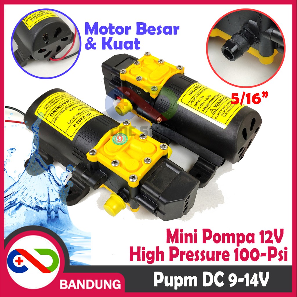 Jual Pompa Air Dc V Psi Psi Mizuka Pump Sprayer Dinamo Push