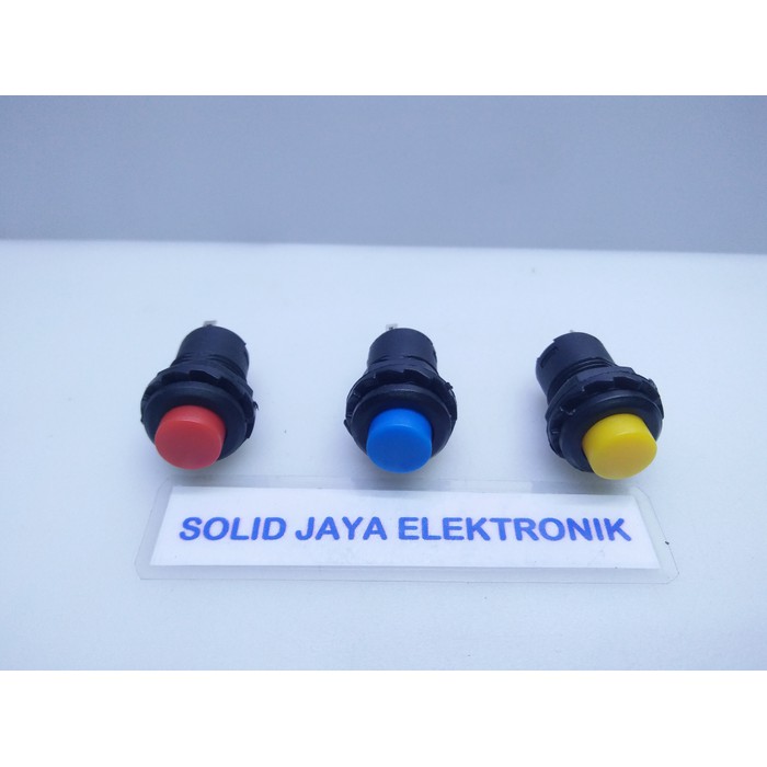 Jual SAKLAR BULAT ON OFF PUSH BUTTON ON OF SAKLAR TEKAN PENCET ON OFF ...