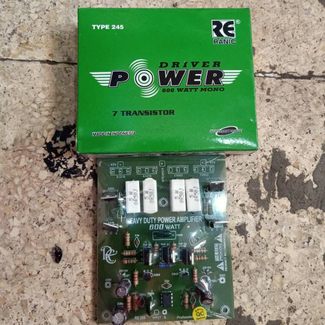 Jual Kit driver power 600 watt type 245 amplifier rakitan sound system