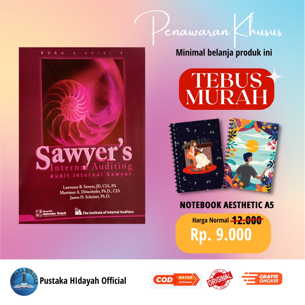 Jual Buku Audit Internal 2 Edisi 5 - Lawrence B. Sawyer | Buku ...