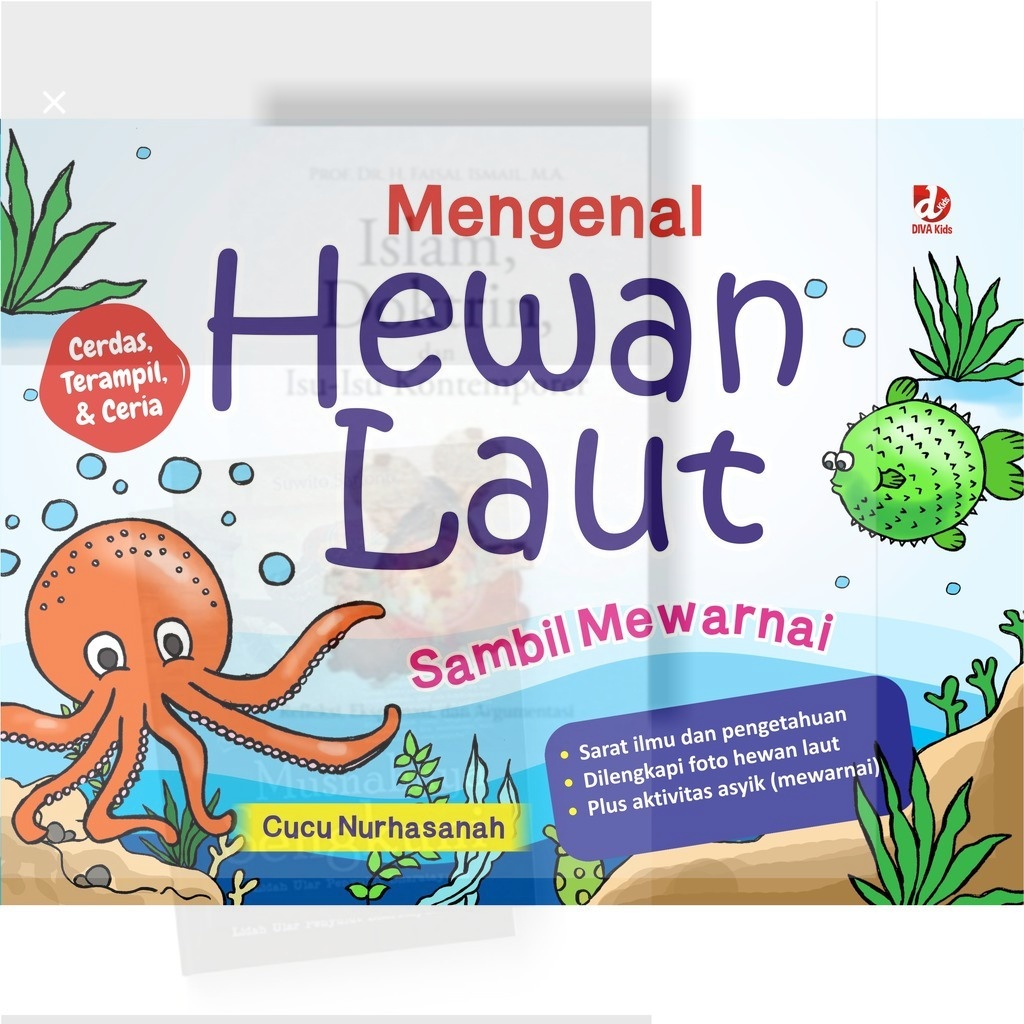 Jual Buku Mengenal Hewan Laut Sambil Mewarnai - DIVA Press | Shopee ...