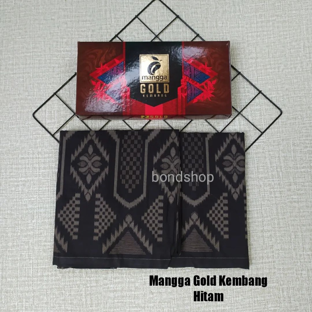 Jual Sarung Mangga Gold Kembang Sarung Mangga Gold Kembang Dewasa Hitam Shopee Indonesia 9458