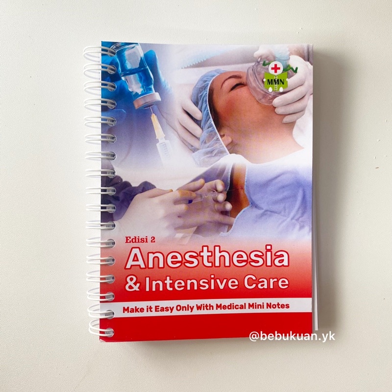 Jual Ready Stock Buku Anesthesia Intensive Care Medical Mini Notes