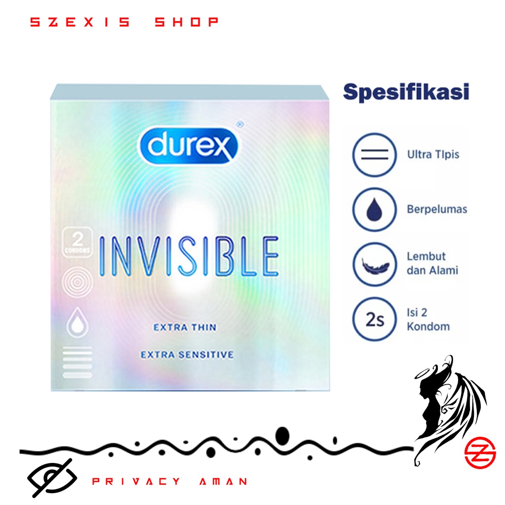 Jual KONDOM DUREX INVISIBLE. Extra Tipis, Ultra Thin - 2 pcs | Shopee ...