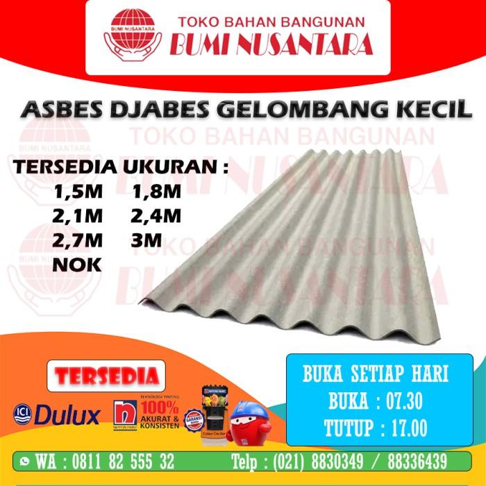 Jual ASBES DJABES GELOMBANG KECIL 14 GEL…