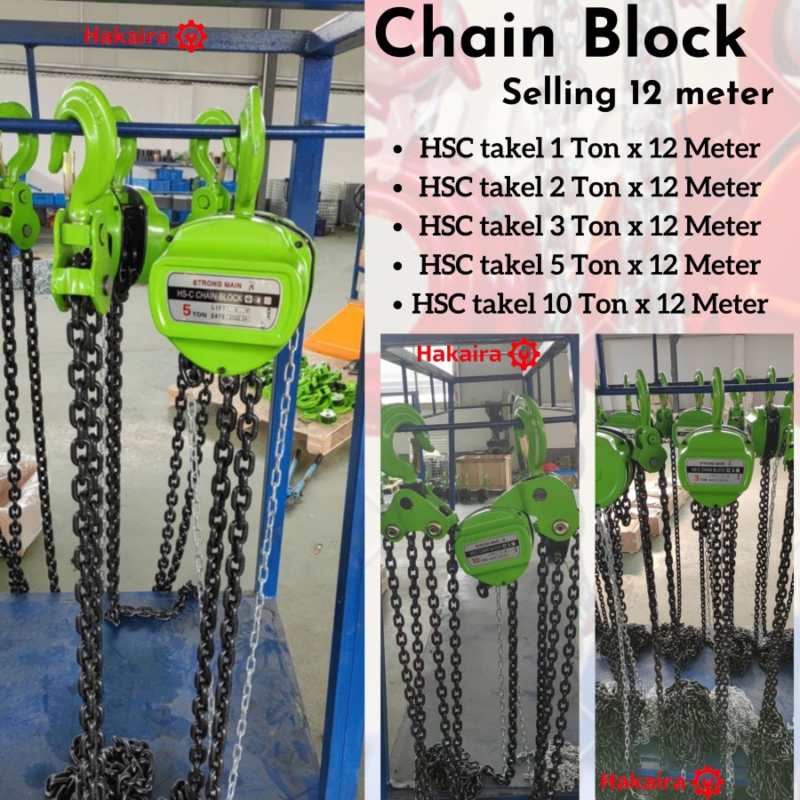 Jual Chain Block 2T Ton 12M Meter / Katrol Alat Angkut | Shopee Indonesia