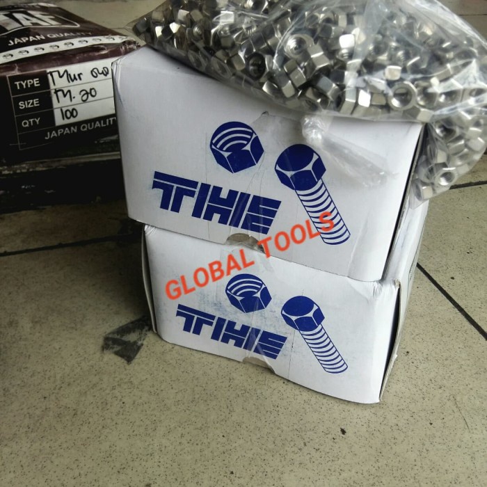Jual Threaded Rod baut as panjang as drat stainless steel 304 10mm x ...