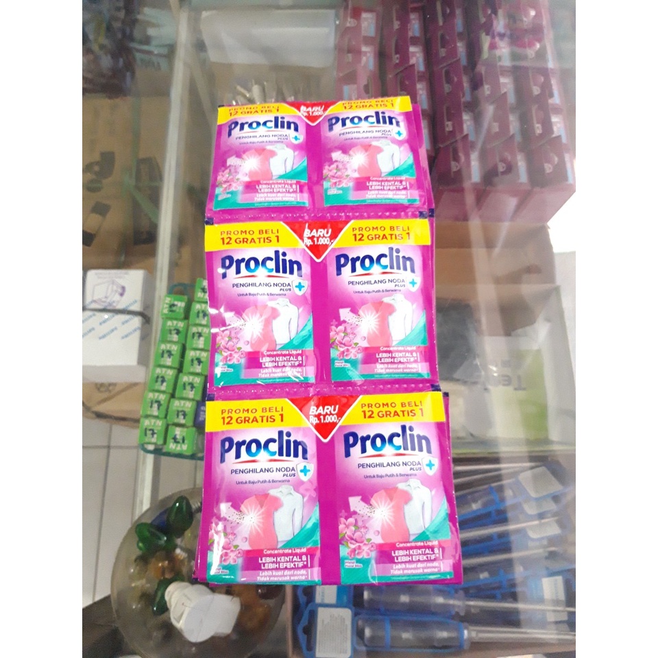 Jual Proclin Pink / White Crystal Renceng (12 pc x 25 mL) | Shopee ...