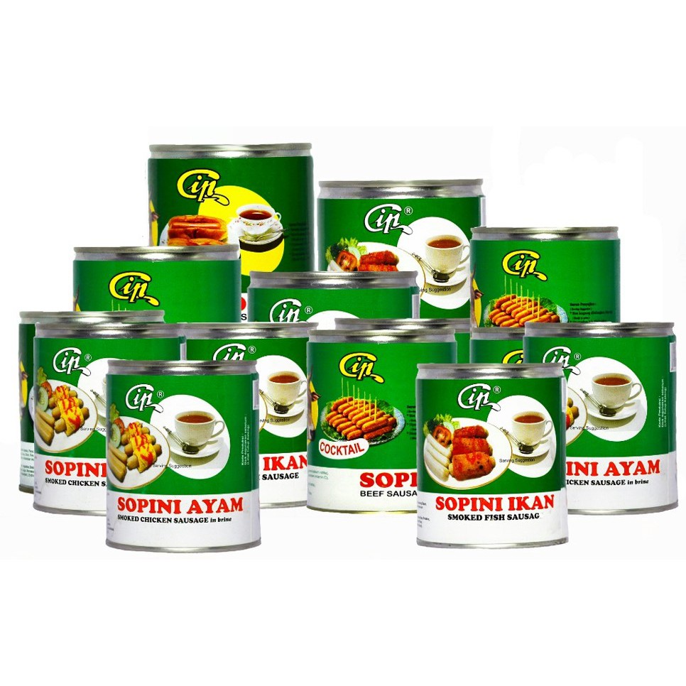 Jual CIP SOPINI Sosis Cocktail / Beef Sausages 325g | Shopee Indonesia