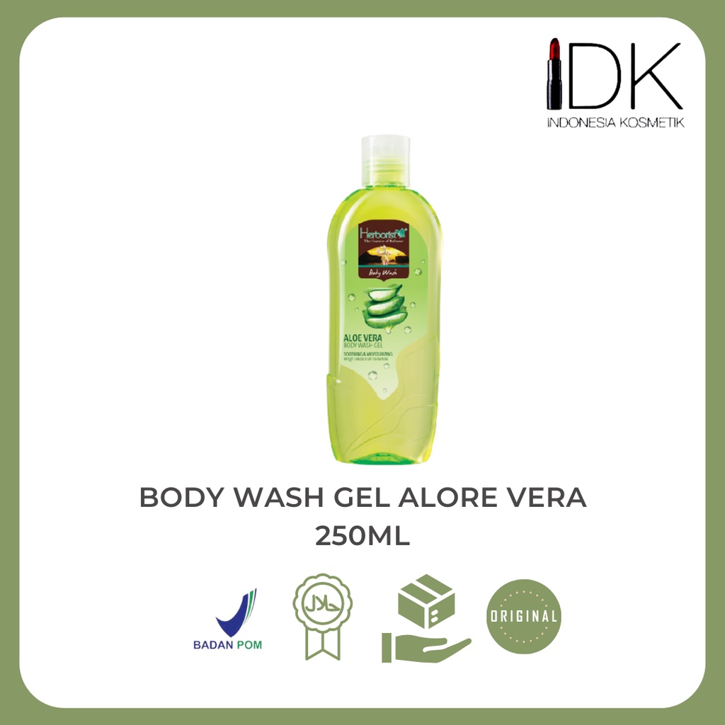 Jual Herborist Body Wash Gel Aloe Vera 250ML VCI Shopee Indonesia