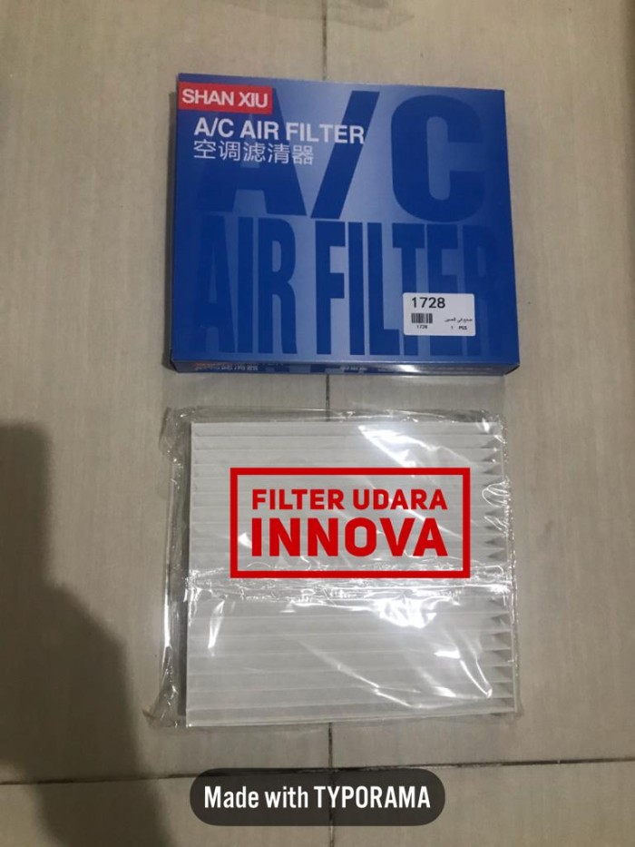 Jual Filter Cabin AC Udara mobil Innova | Shopee Indonesia