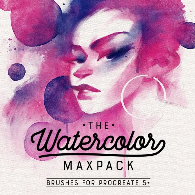 Jual Procreate Brush - The Watercolor MaxPack Brushes for Procreate ...