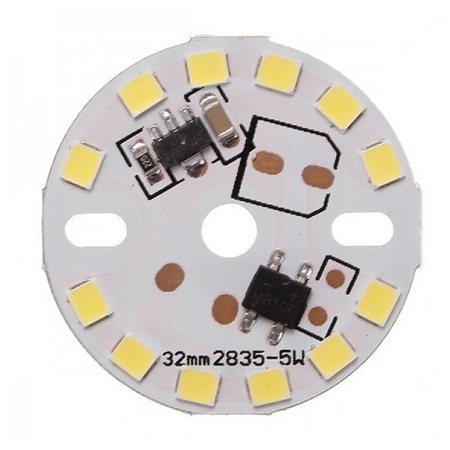 Jual A267 PCB BULAT LED SMD 2835 PUTIH AC 220V 3 - 15W | Shopee Indonesia