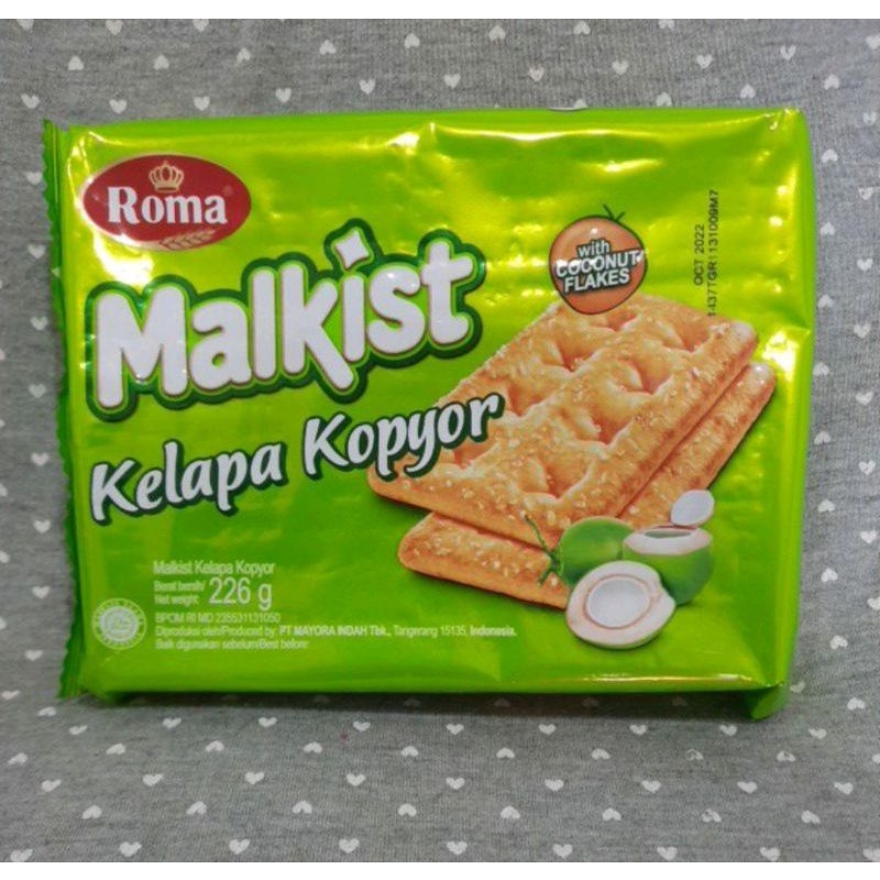 Jual ROMA MALKIS KELAPA KOPYOR 200GR | Shopee Indonesia