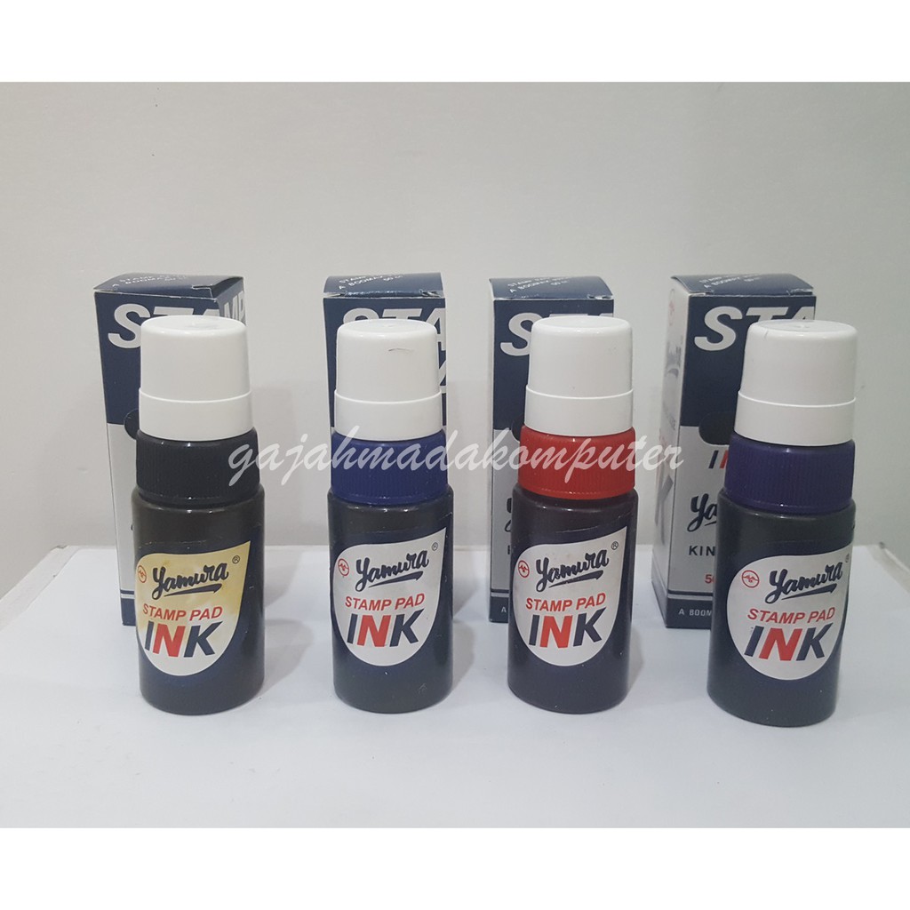 Jual Tinta Bak Stempel Besar / Stamp Pad Ink King Size Yamura 50 cc
