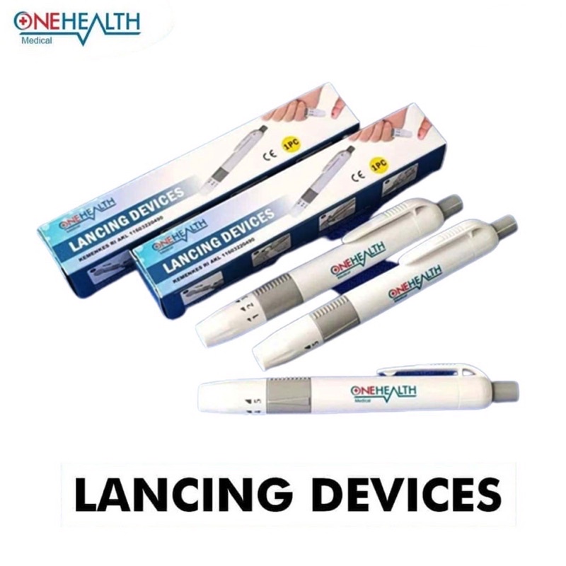 Jual Lancing Device / Pen Lancet / Pen Bekam Penembak Jarum Shopee
