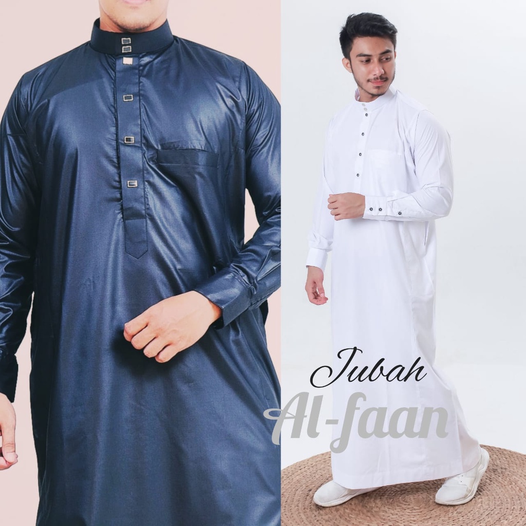 Jual Jubah Gamis Pria Jubba Alfaan Gamis Saudi Jubah Muslim Daffah