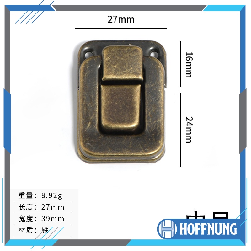 Jual Kunci Pengait Box 27 x 39mm Gembok Box Kuncian Kotak Kayu Akrilik ...