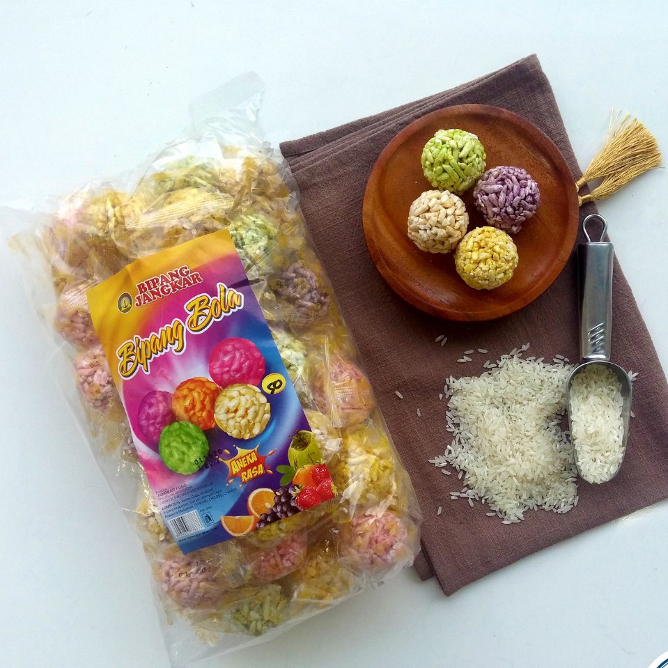 Jual BIPANG/JIPANG / PUFF RICE JANGKAR PASURUAN BOLA ANEKA BUAH 5 RASA ...