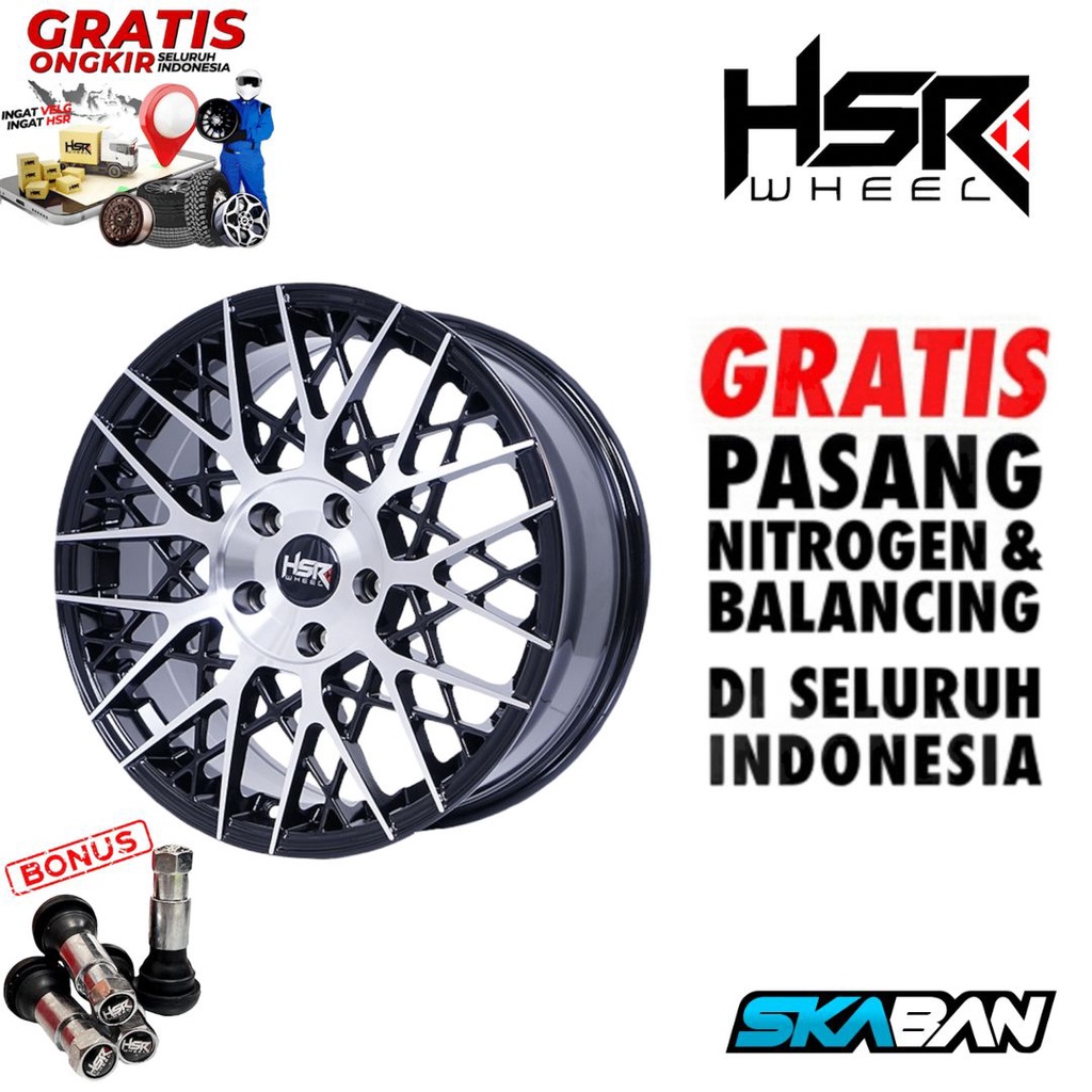 Jual VELG MOBIL RING 17 REUSAM 1227 HSR R17X75 H5X114,3 ET42 BMF ...