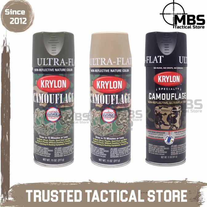 Jual Krylon Spray Paint Camo Cat Spray Krylon Camouflage Non Reflective ...