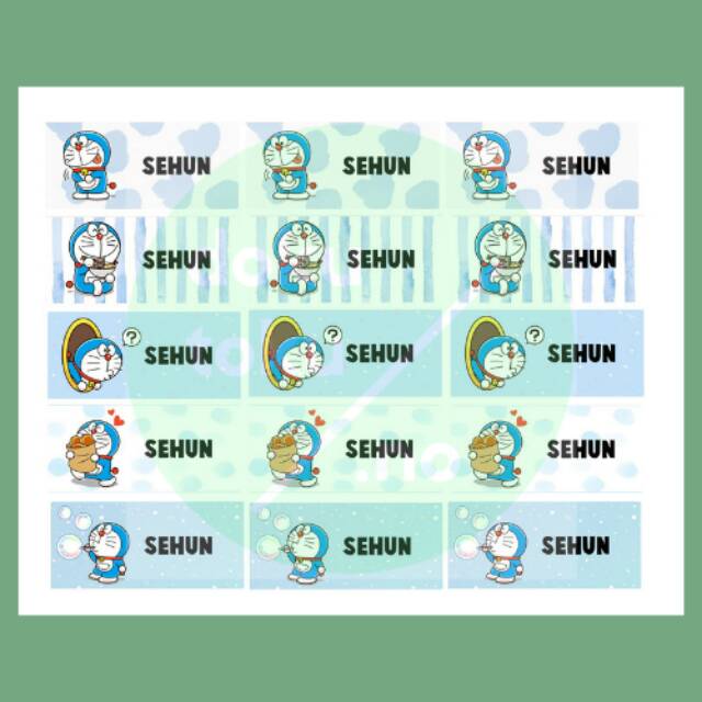 Jual Label nama karakter lucu untuk anak | Shopee Indonesia