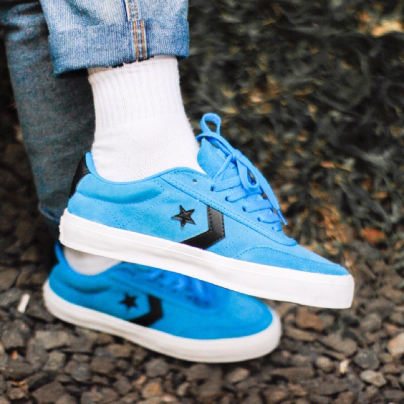 CONVERSE COURTLANDT OX BLUE HERO