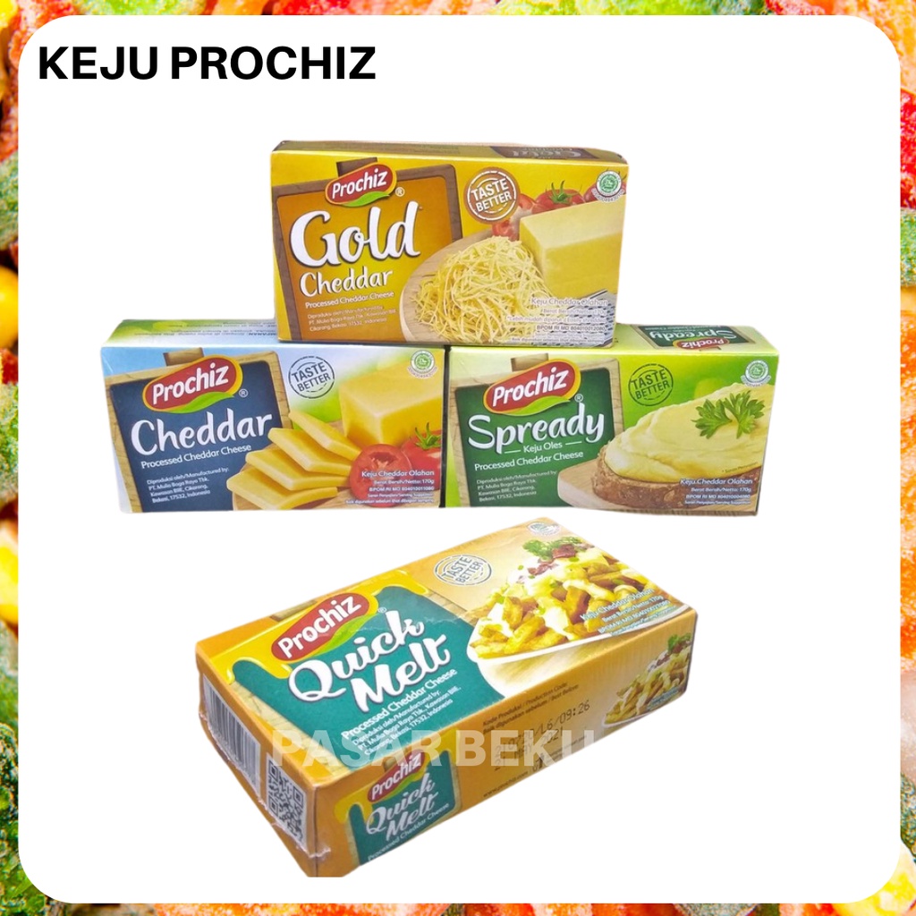 Jual Keju Prochiz Gold Cheddar Murah Meriah 170gr Untuk Kue Jajanan ...