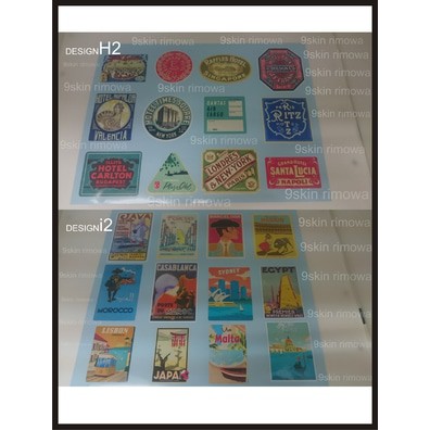 Jual Sticker Rimowa Design 40/ Stiker untuk koper / Stiker Anti Air ...