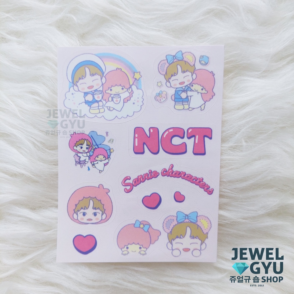 Jual NCT Dream Sanri0 Glossy Sticker / Stiker Mark Renjun Jeno Haechan ...