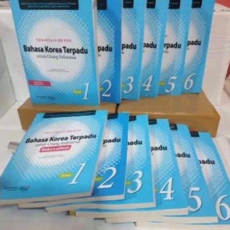 Jual Bahasa Korea Terpadu Buku Untuk Orang Indonesia SEPAKET Jilid 1-6 ...