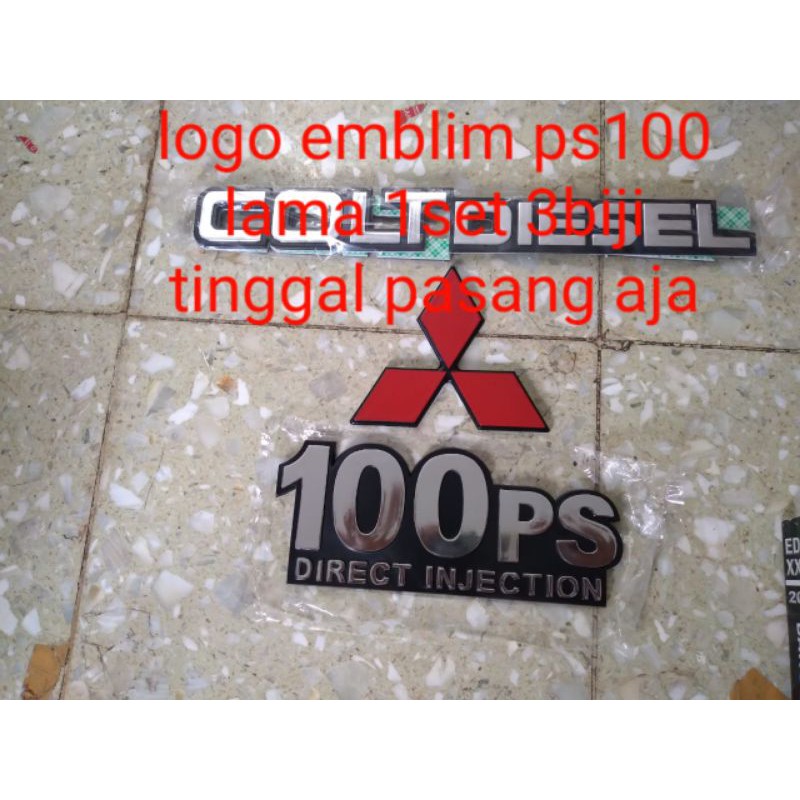 Jual Logo Emblim ps 100 colt Diesel tinggal pasang aza UMPLUNG/RAGASA ...