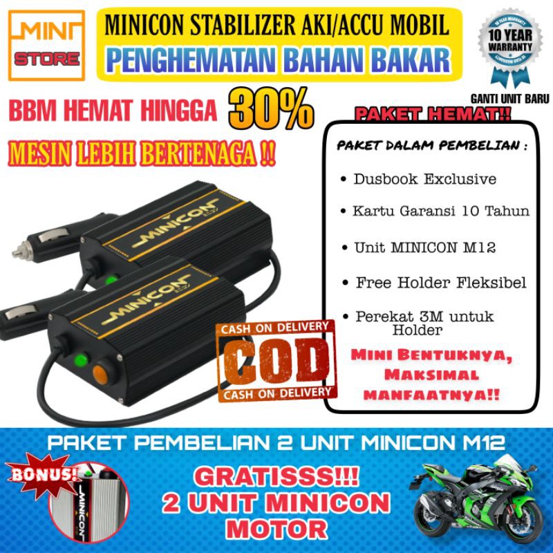 Jual MINICON VOLTAGE VOLT STABILIZER AKI ACCU PENGHEMAT BAHAN BAKAR ...
